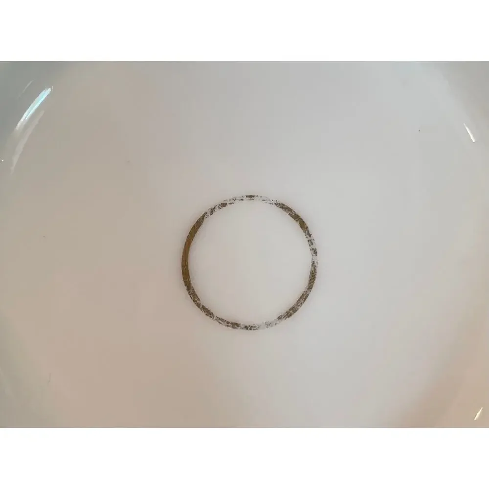 Old Paris White and Gold Porcelain Berry Bowls, Small Bowls, Set of 8